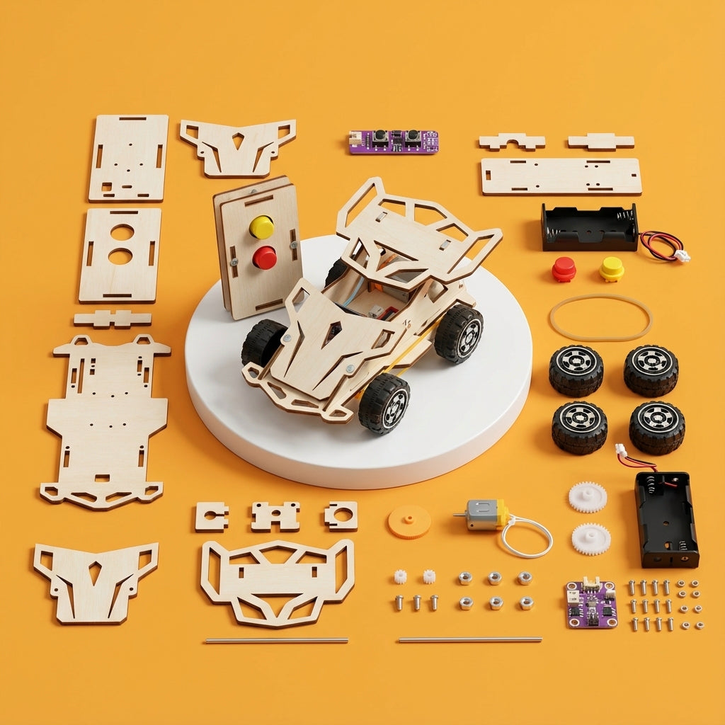 Voiture de Course Télécommandée à Construire